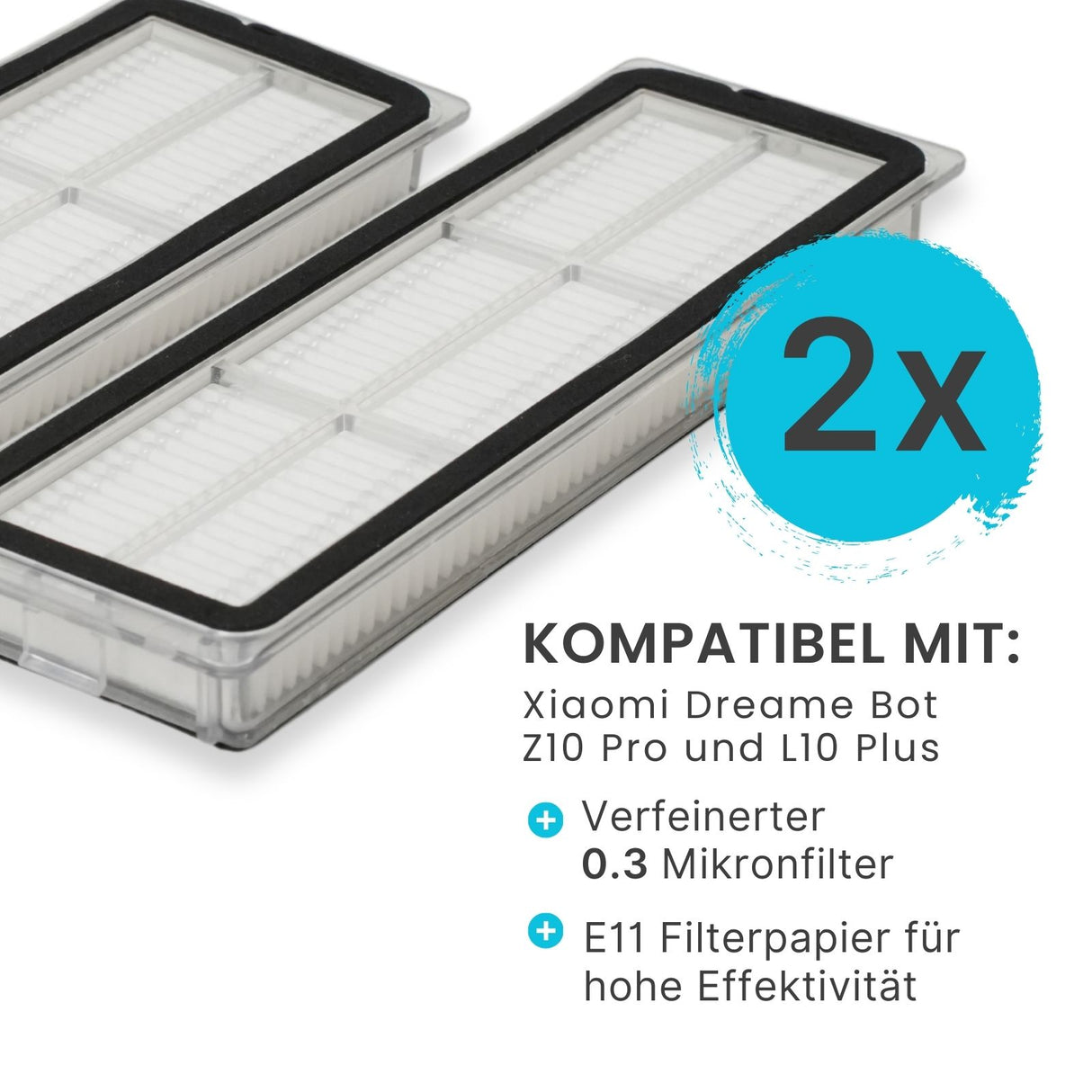Alternative Staubsaugerfilter zu Xiaomi Dreame Bot Z10 Pro & L10 Plus
