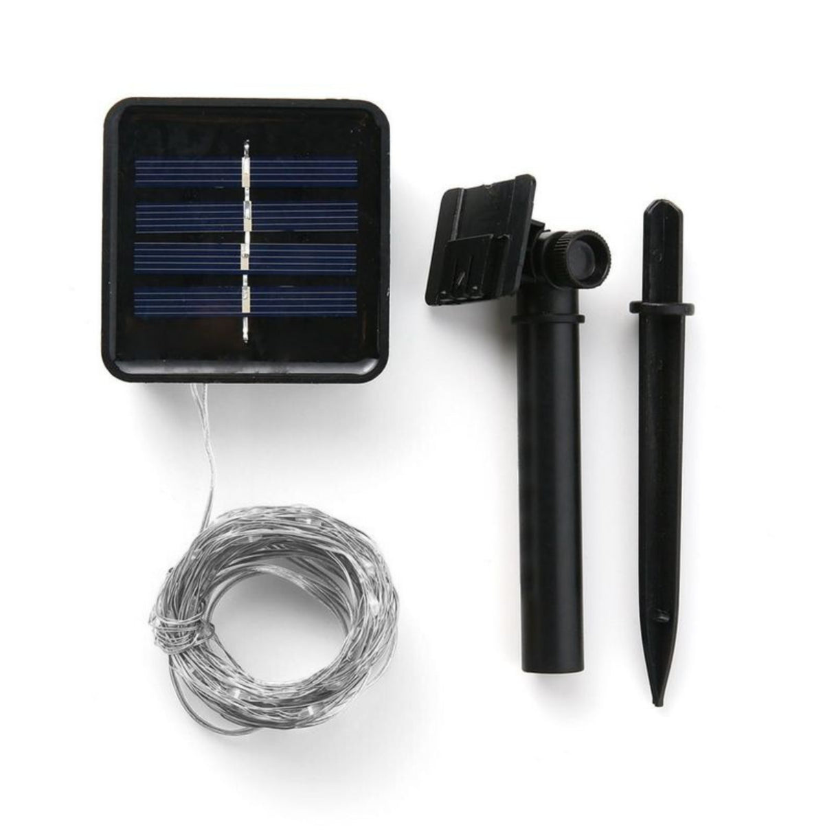 22m LED Leuchtgirlande Solar-Lichterkette Gartenbeleuchtung RGB