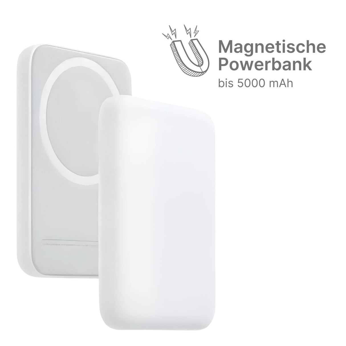 Magnetische Powerbank Kabellose Ladestation PowerCharger Wireless