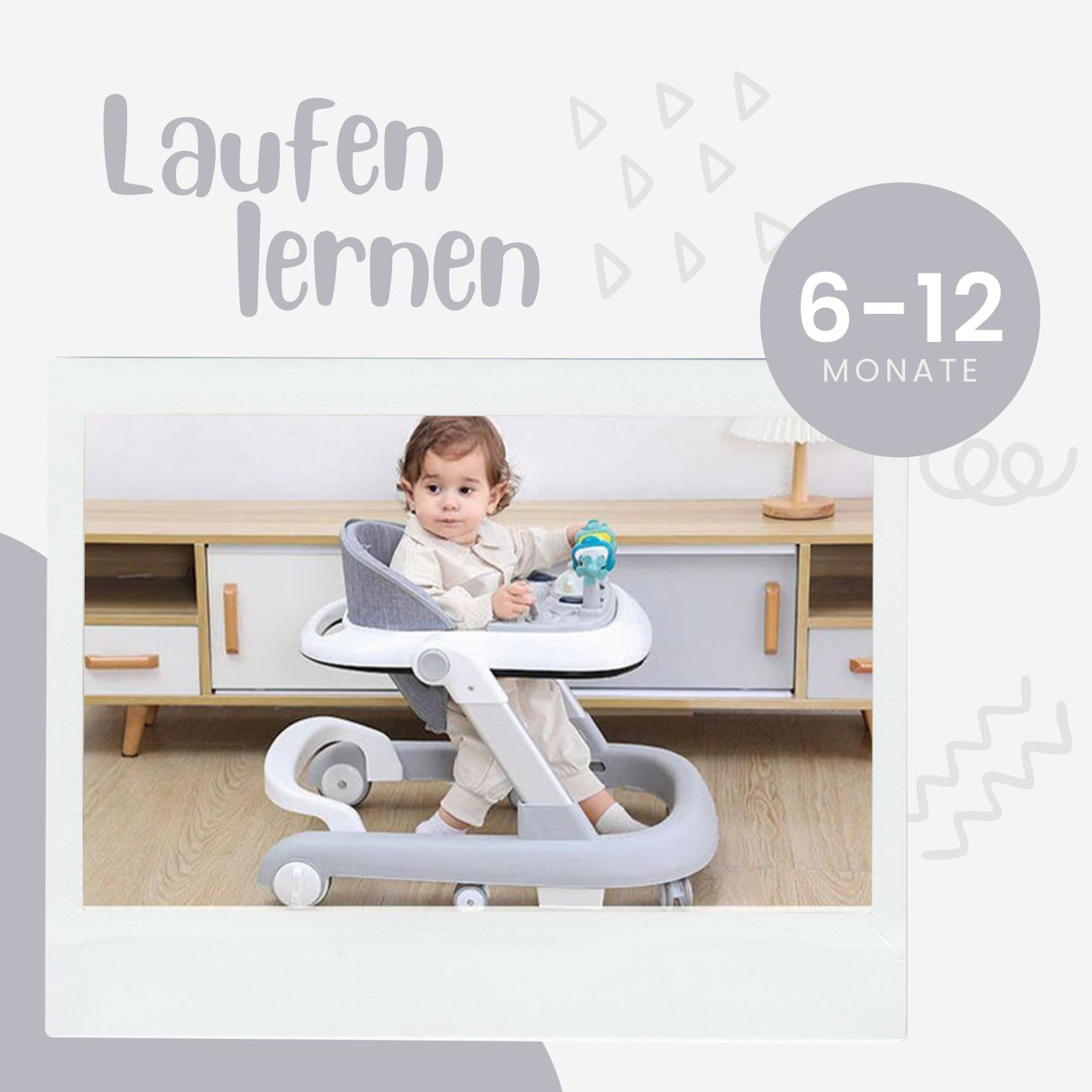 Lauflernhilfe Baby Walker Lauflernwagen Laufwagen Gehfrei Laufhilfe Kleinkinder