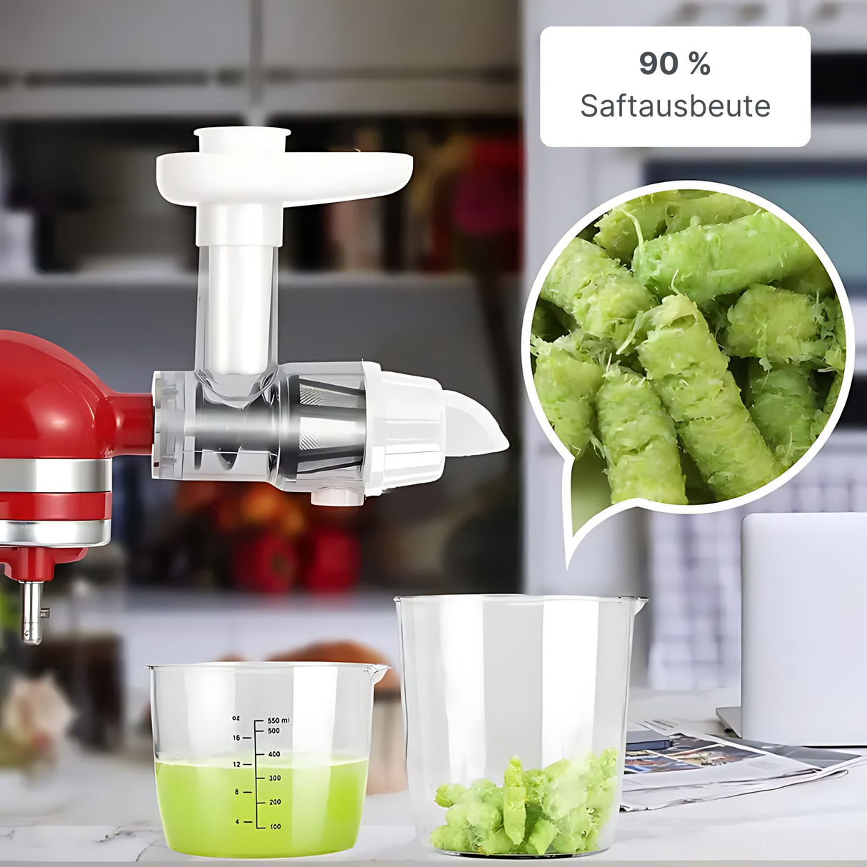 Alternativer Entsafter für KitchenAid Slow Juicer Aufsatz Saftpresse