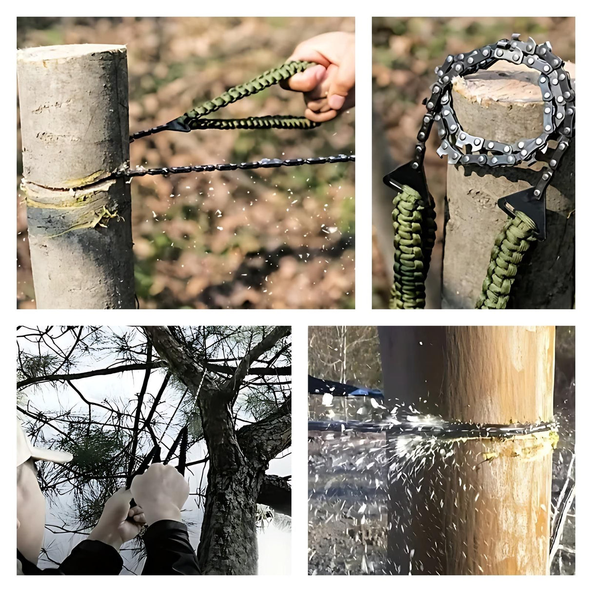 Taschensäge Survival-Säge Pocket Saw Handkettensäge Camping-Handsäge