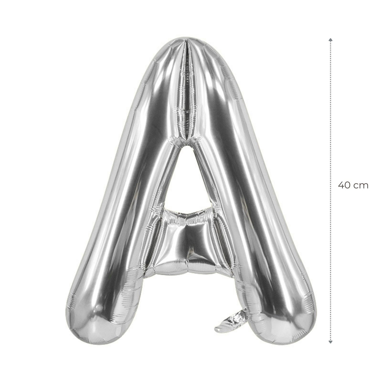Buchstabenballon A Silbrig Geburtstagsparty Ballon Folienballon 40cm