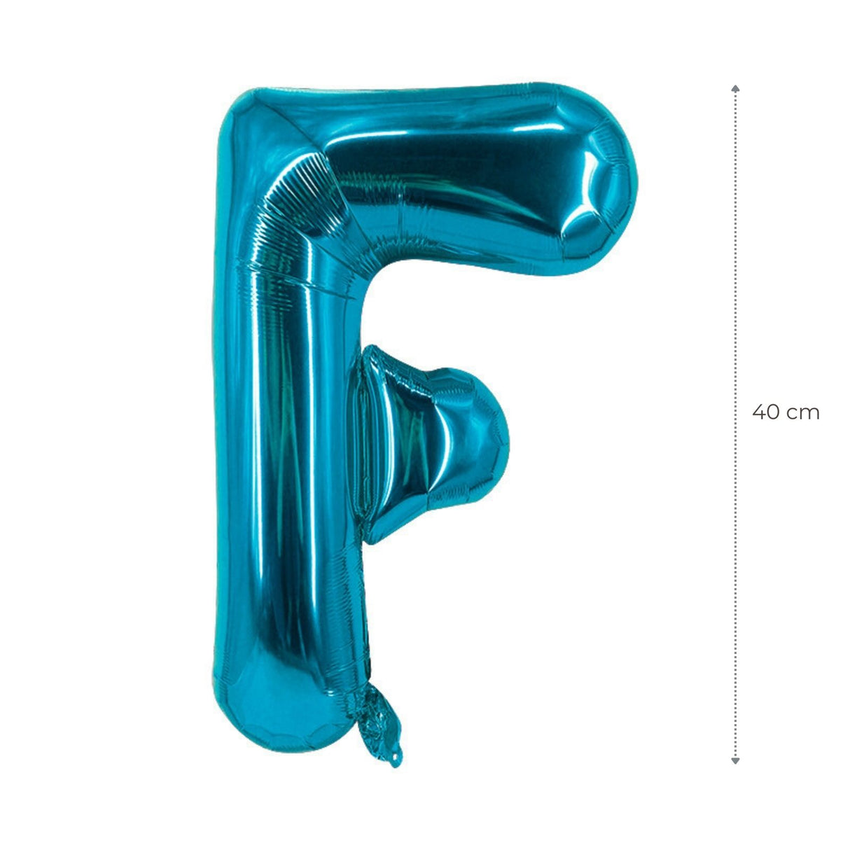 Buchstabenballon F Blau Geburtstagsparty Ballon Folienballon 40cm