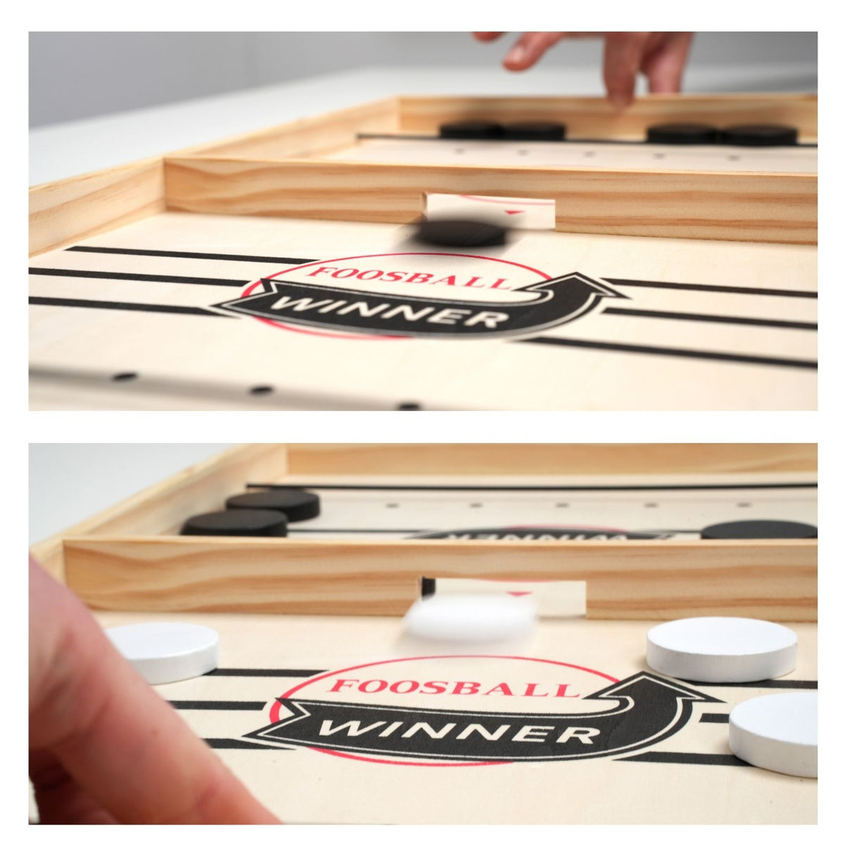 Sling Puck Spiel Foosball Slingshot Puck Tischfussball Pucket gross