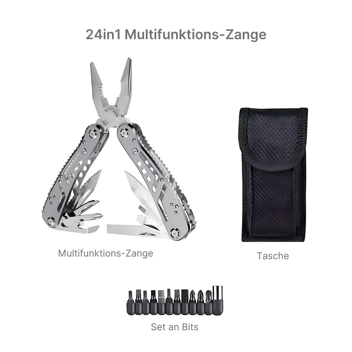 24in1 Multifunktions-Zange Multifunktions-Messer Multifunktionswerkzeug