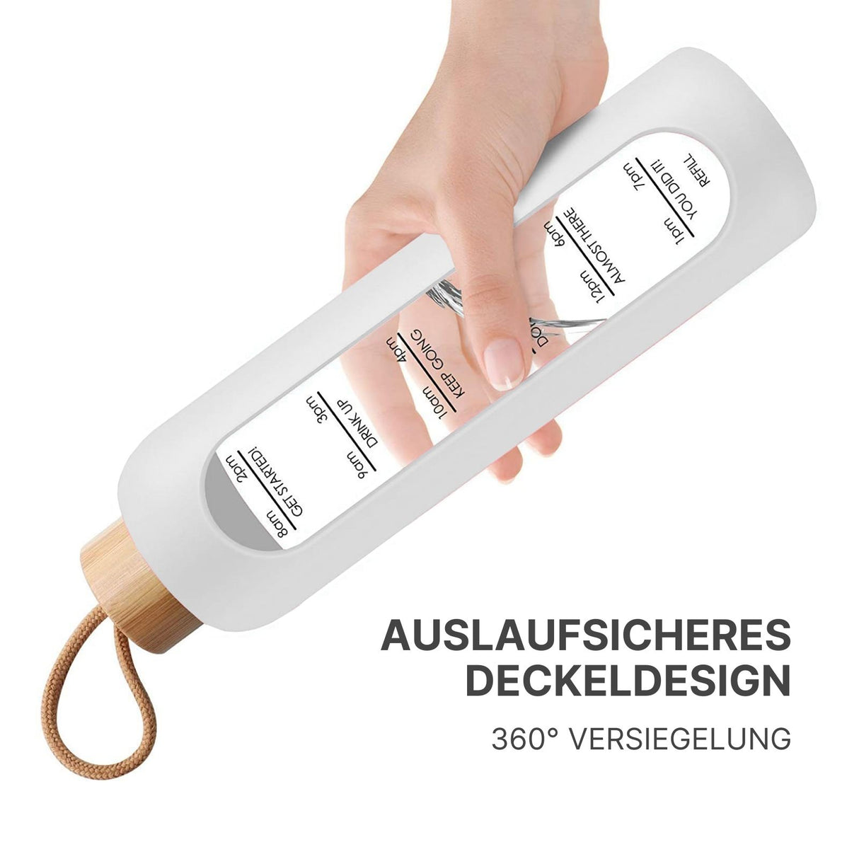 Trinkflasche Wasserflasche Glasflasche Sportflasche Getränkeflasche