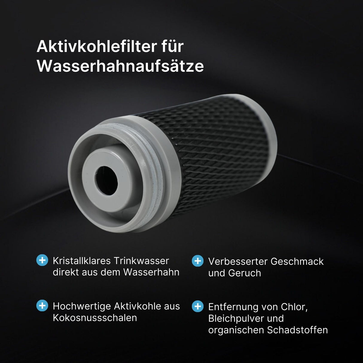Aktivkohlefilter für Wasserhahnfilter Membranfiltration Filterelement