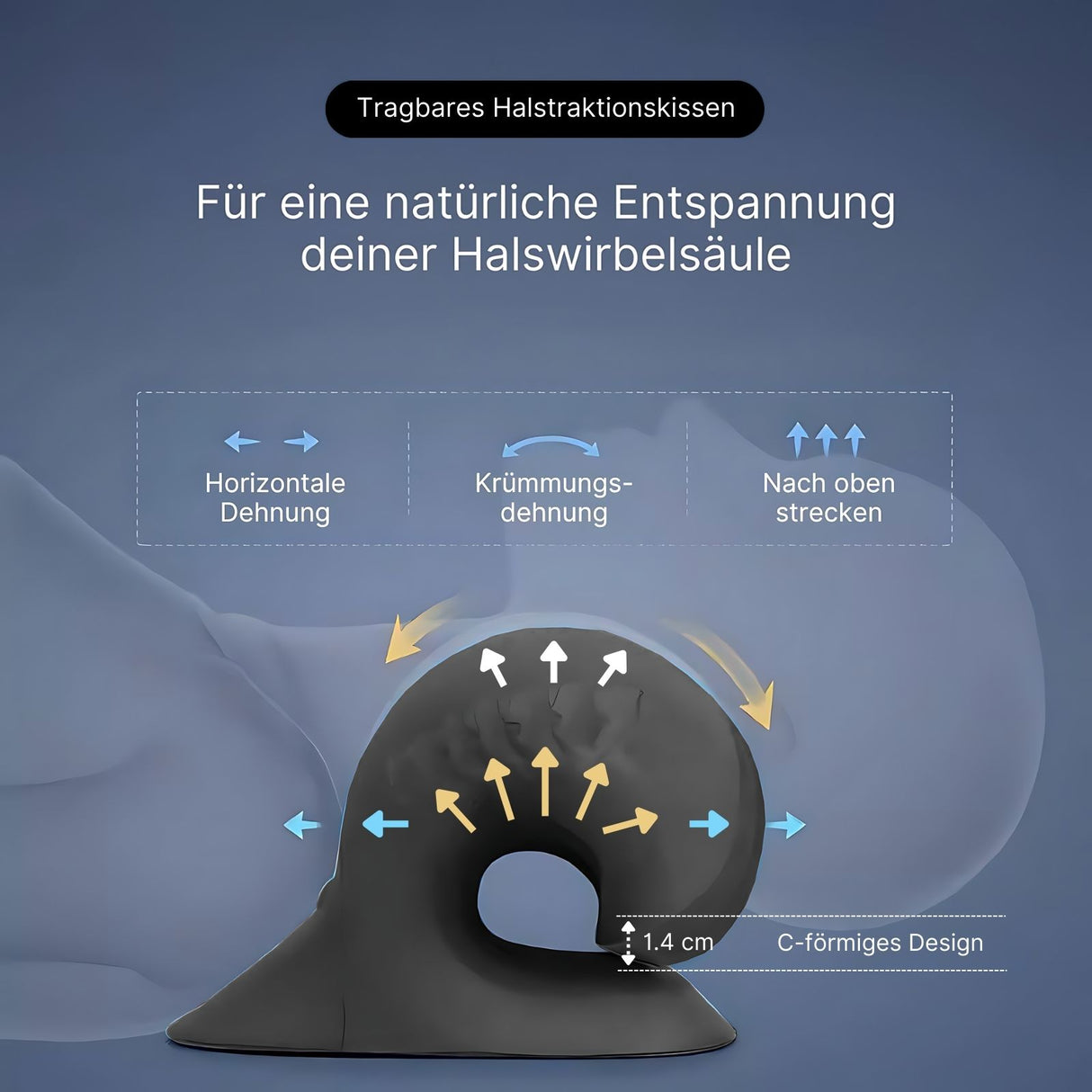 Nackenstützkissen Massagekissen Nackenkissen Nacken-Massagekissen Nackenstütze