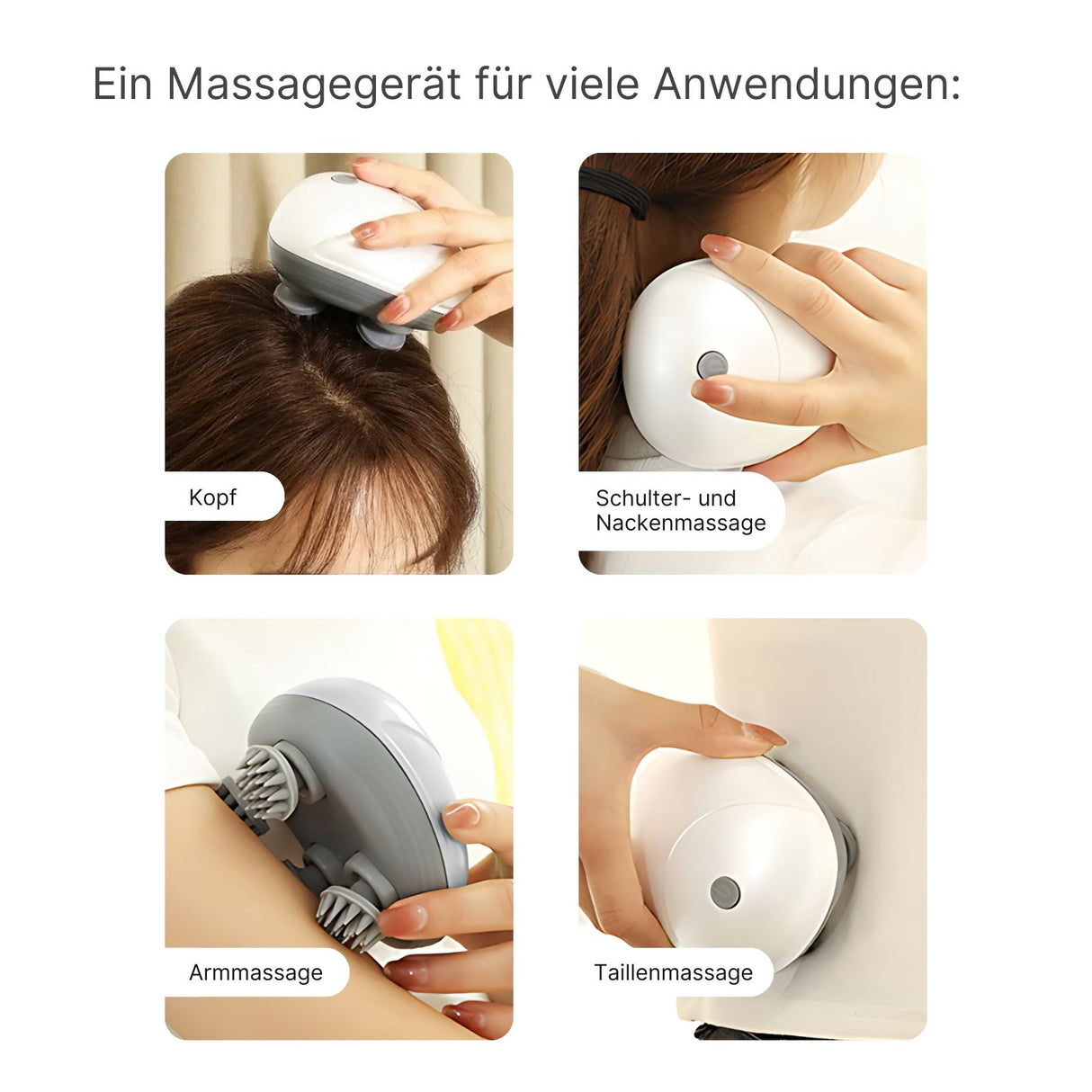 Elektrisches Massagegerät für Kopf Schultern Nacken Körper