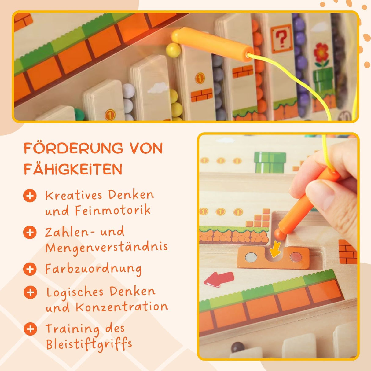 Magnetisches Labyrinth Magnetlabyrinth Magnetspiel Videospielwelt