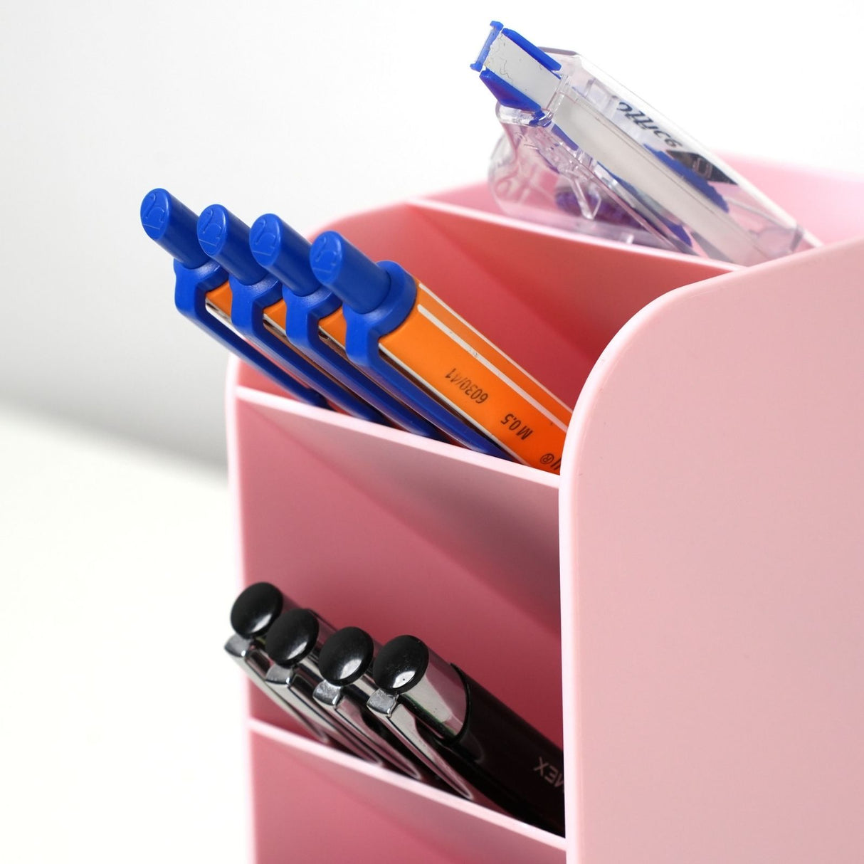 Stiftebox Pen Desk-Organizer Stiftaufbewahrung Bürotisch-Stifthalter Schreibtisch-Organizer