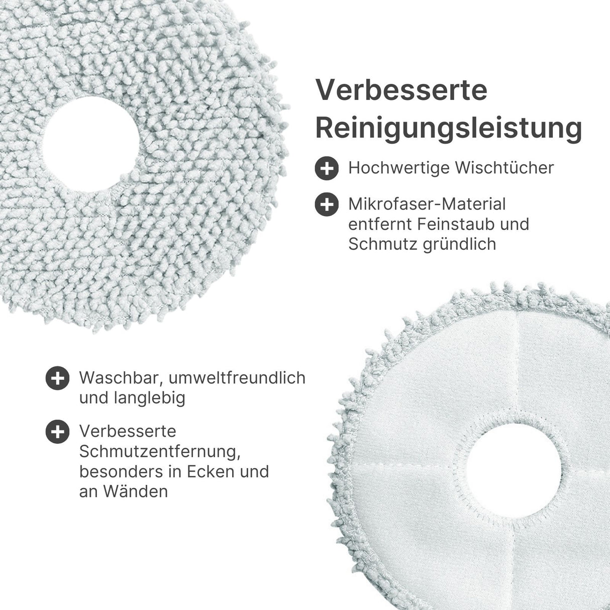 Alternative Wischtücher zu Xiaomi Dreame Bot L10s L10 Ultra L20 Ultra