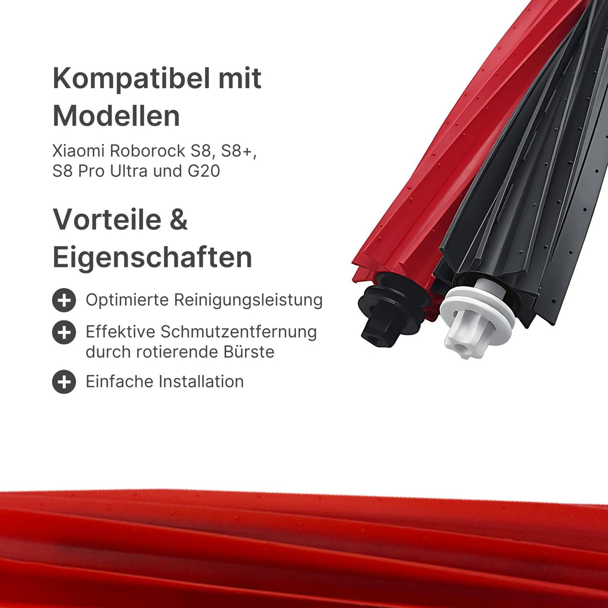 Alternative Hauptbürste zu Xiaomi Roborock S8 S8+S8 Pro Ultra G20