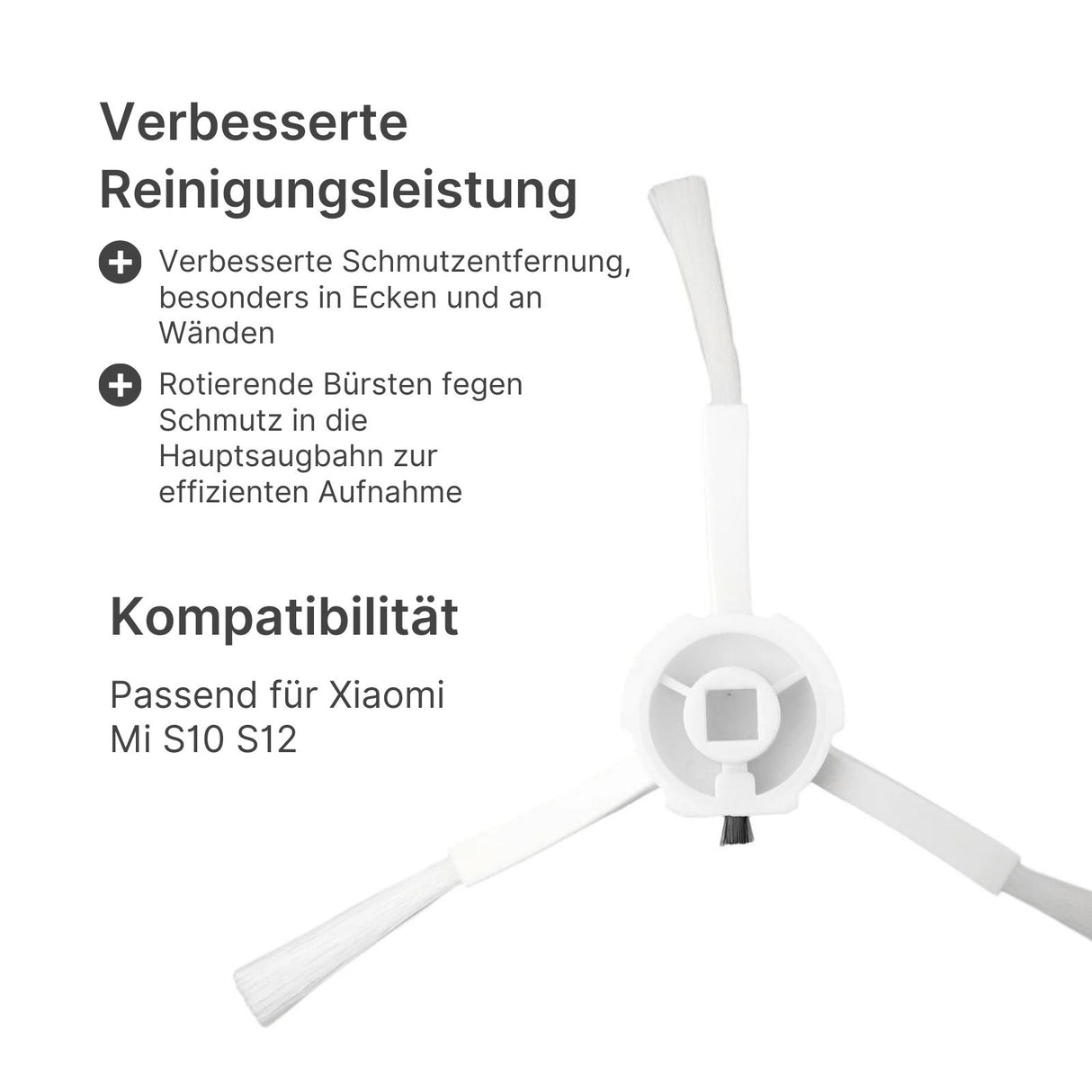 Alternative Seitenbürsten Seitenpinsel für Xiaomi Mi S10 S12