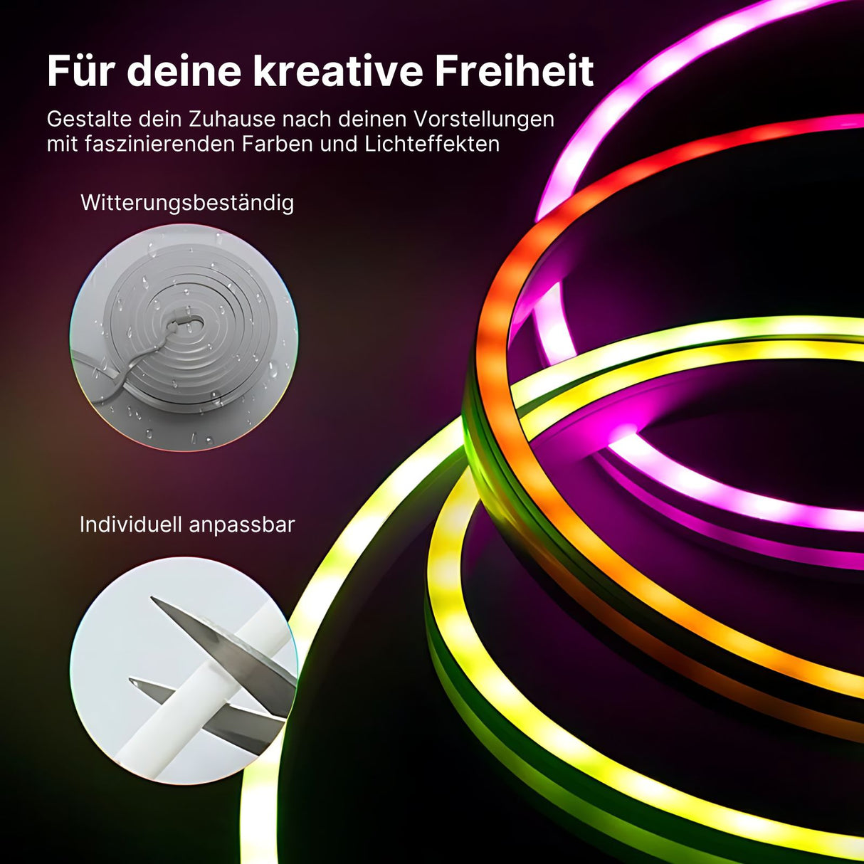 LED-Band LED-Stripe RGB-Multicolor 3m