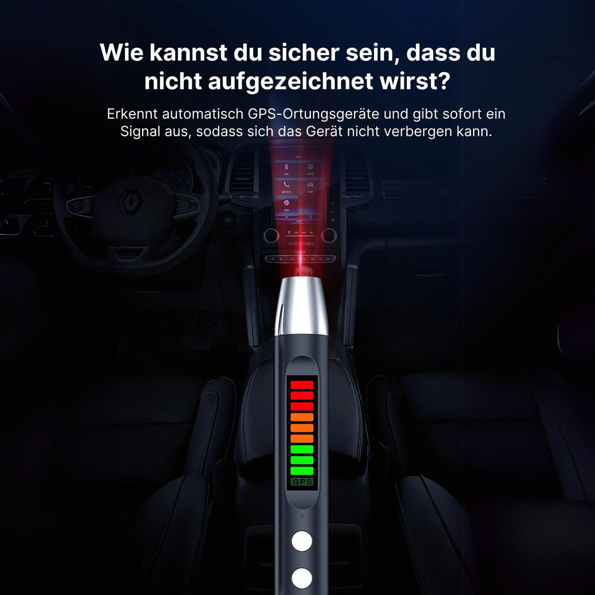 Anti-Spionage-Gerät Gerätedetektor Überwachungsfinder Aufspürgerät