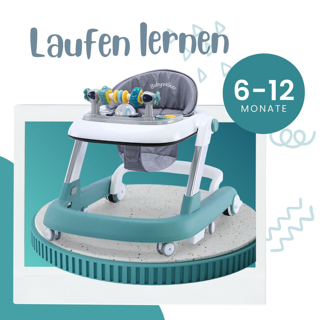 Lauflernwagen Baby Walker Lauflernhilfe Laufwagen Gehfrei Laufhilfe Kleinkinder