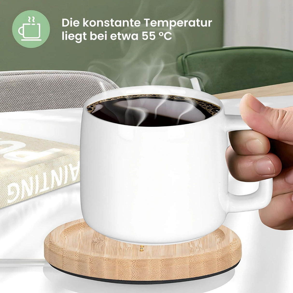 Wärmebecher USB-Thermobecher Heizbecher Becher USB-Kaffeebecher