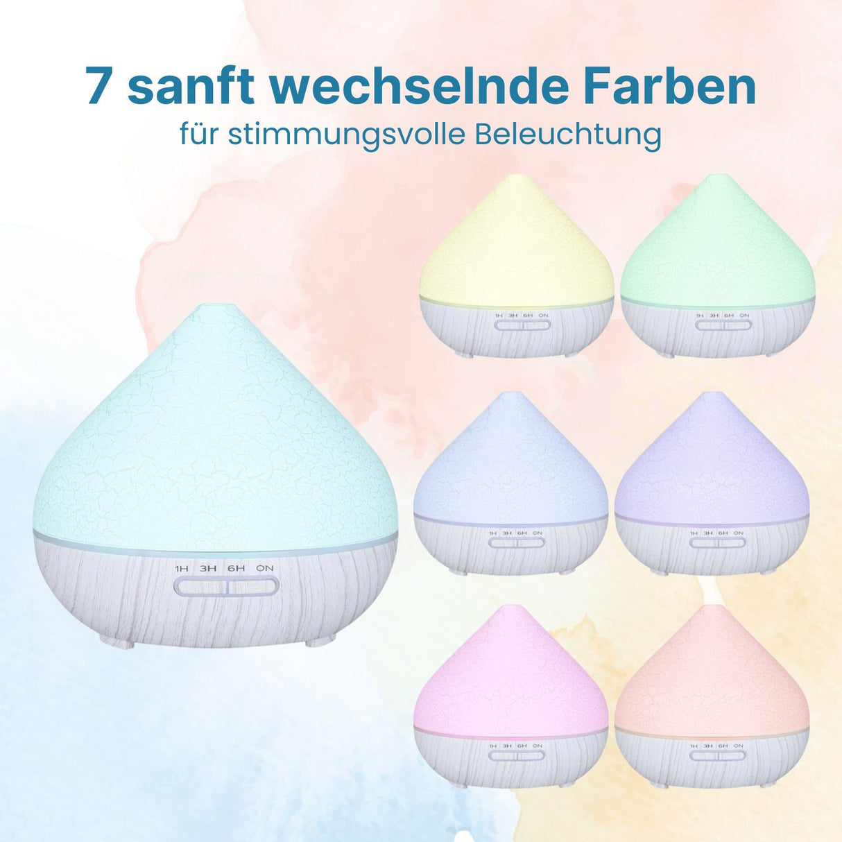 Ultraschall Aromadiffusor Aromatherapie Luftbefeuchter Aromalampe Raumduft