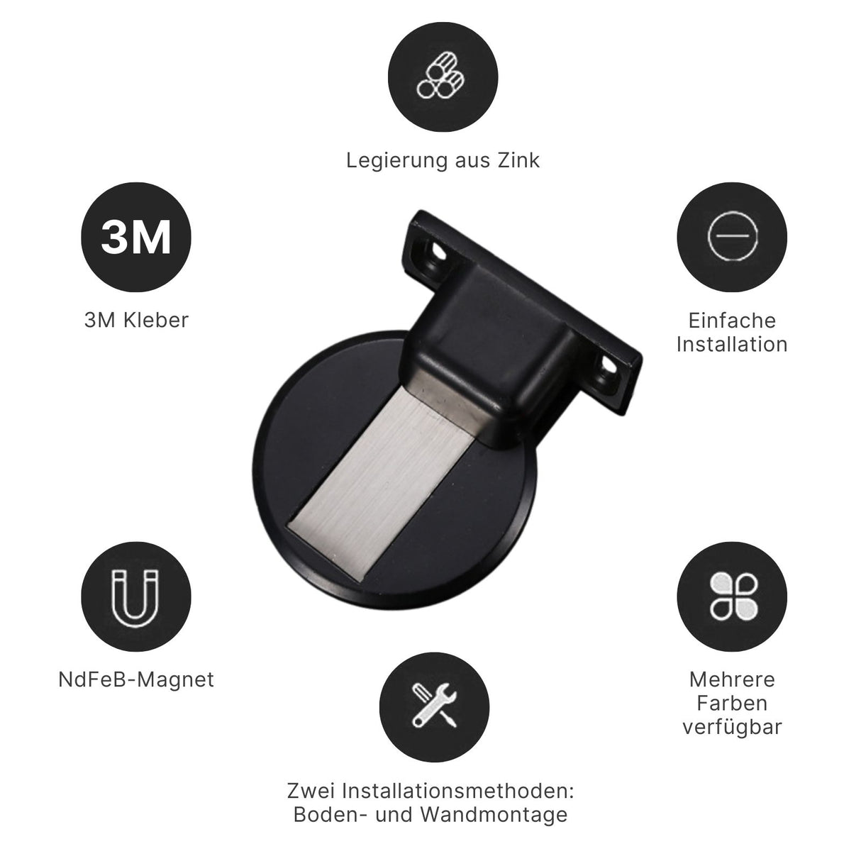 Magnetischer Türstopper Türkeil Türdämpfer Türschnäpper Türpuffer