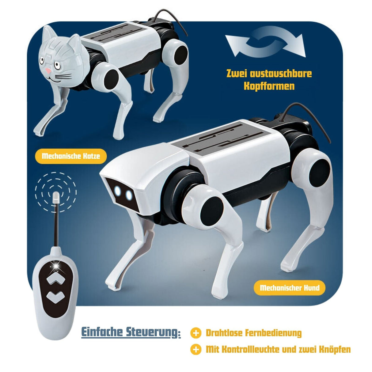 Ferngesteuerter Roboterhund Elektrisches Kinderspielzeug Roboter-Spielzeug