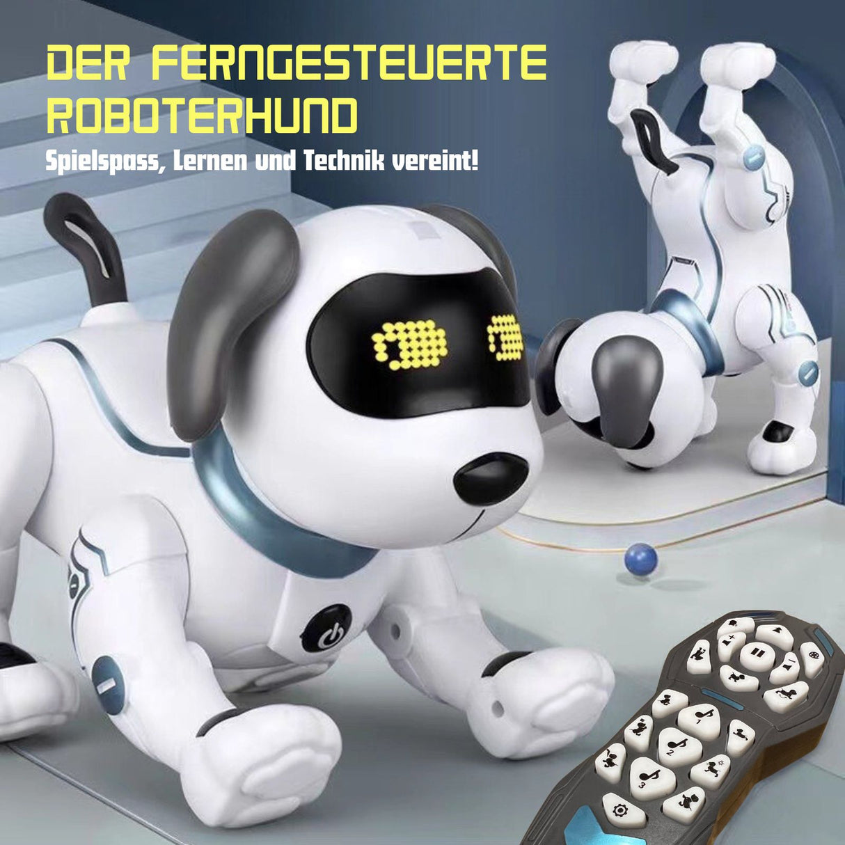 Stunt Dog Roboterhund Ferngesteuerter Spielzeug-Roboter Kinderspielzeug