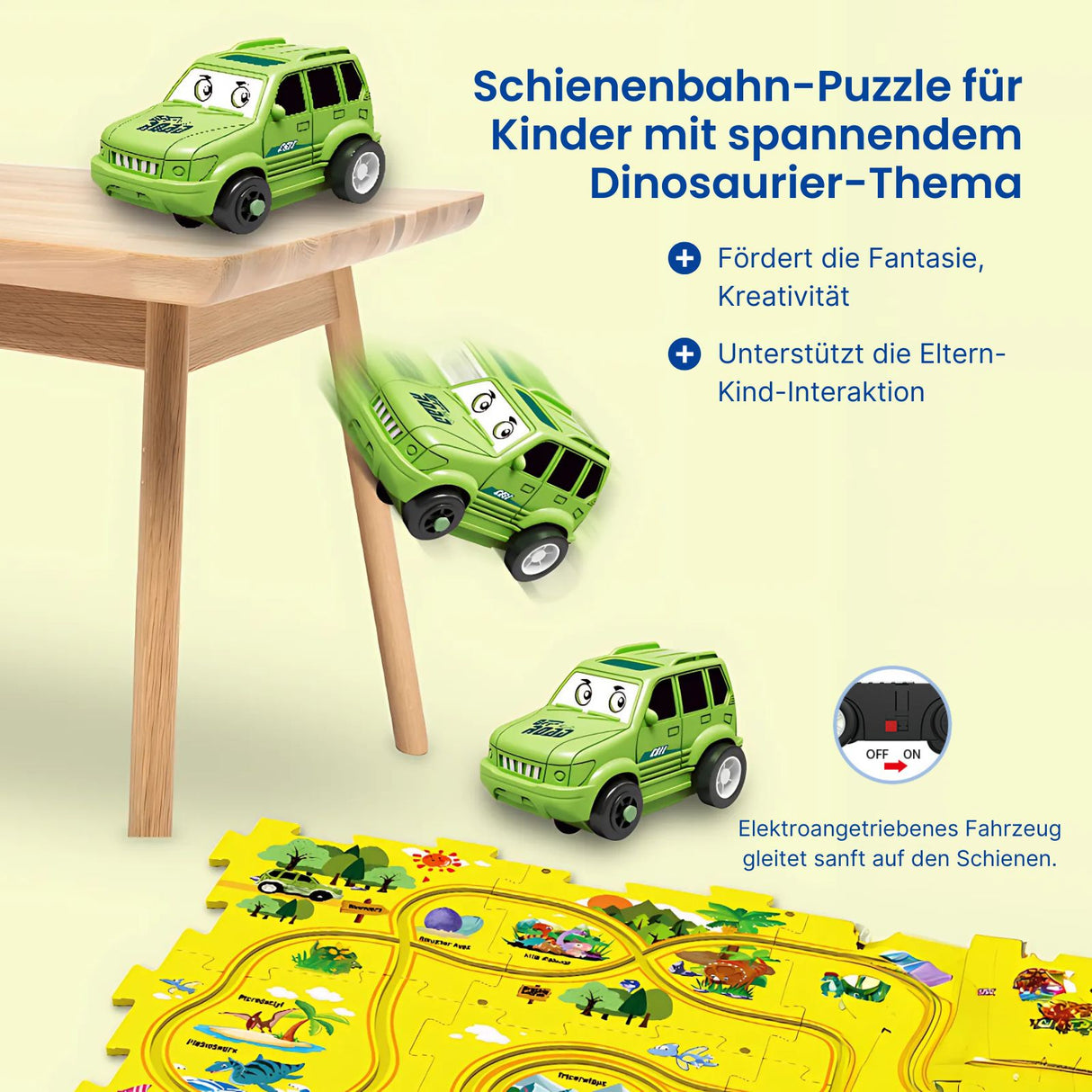 Elektrisches Schienenbahn-Puzzle für Kinder Kinderspielzeug Lernspielzeug