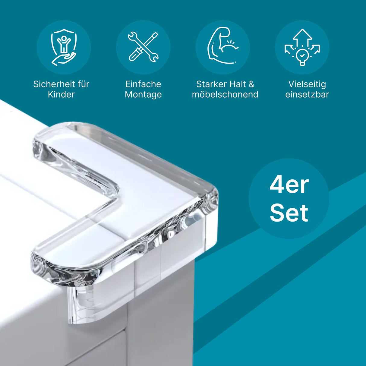 Kantenschutz Eckenschutz Kindersicherung Ecken 4er Set