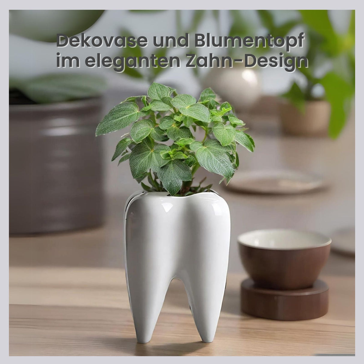 Pflanzenvase Blumentopf Dekovase Stifthalter Keramikvase