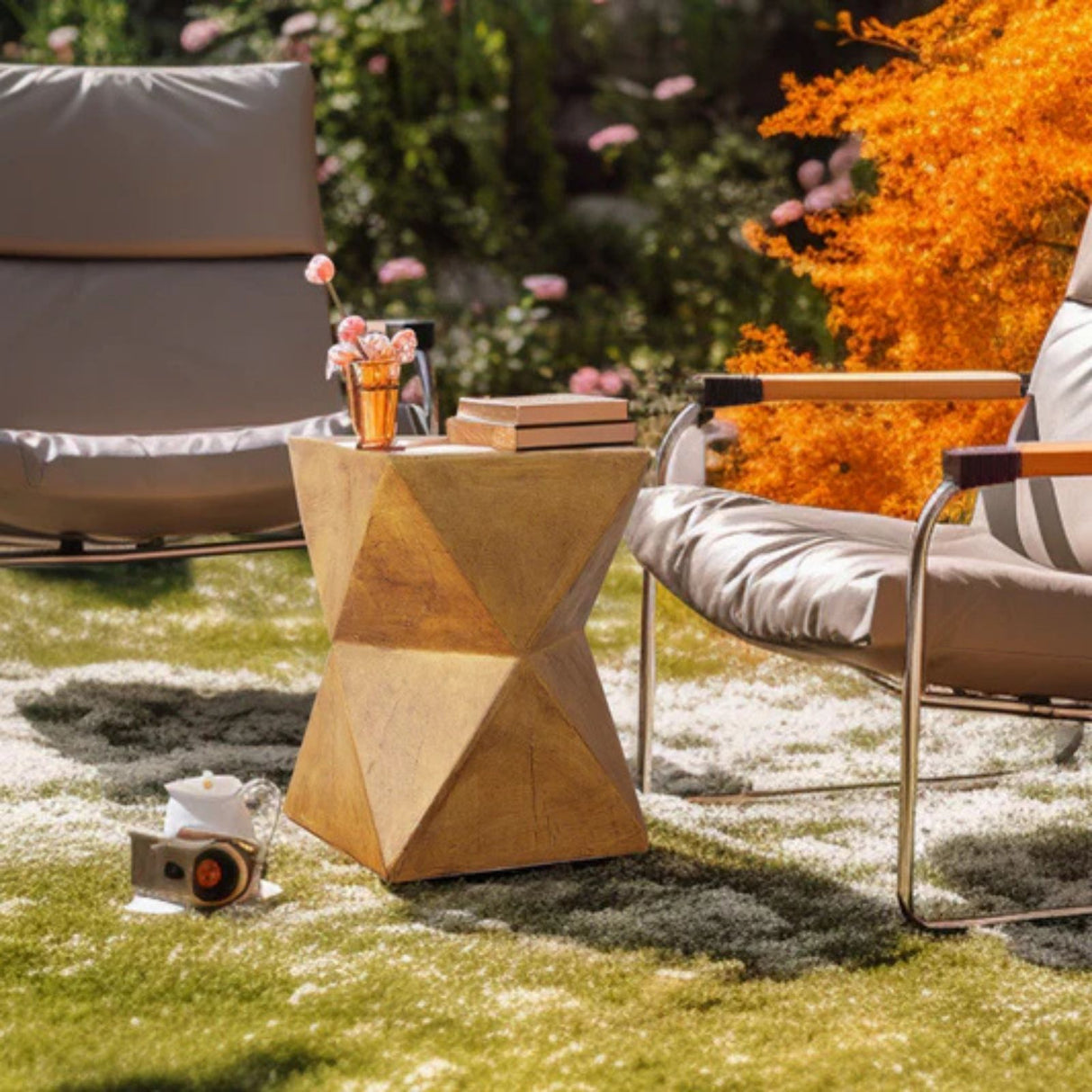 Gartentisch Outdoor-Tisch Akzenttisch Beistelltisch Dekotisch