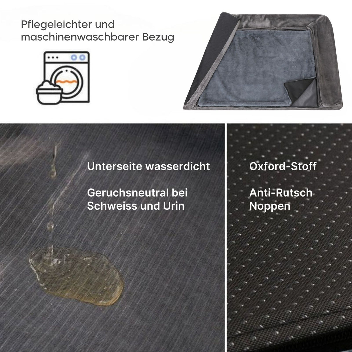 Ersatzbezug für Hundebett 126754 Ersatzüberzug Wechselbezug Stoffbezug