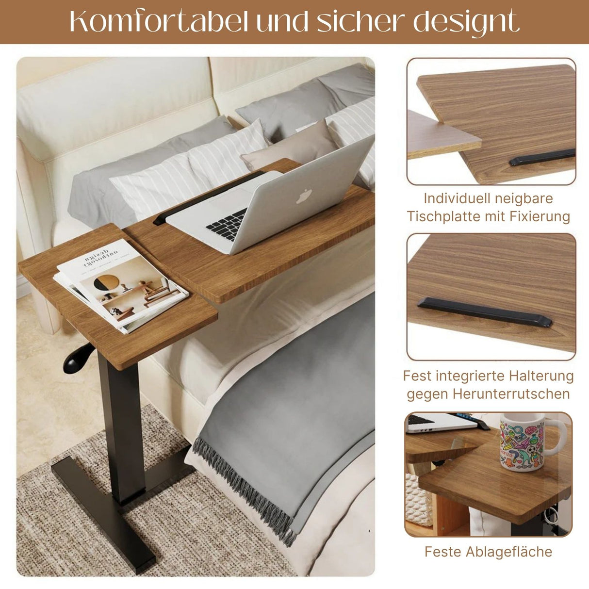 Laptoptisch Notebooktisch Notebookständer Beistelltisch Mehrzwecktisch