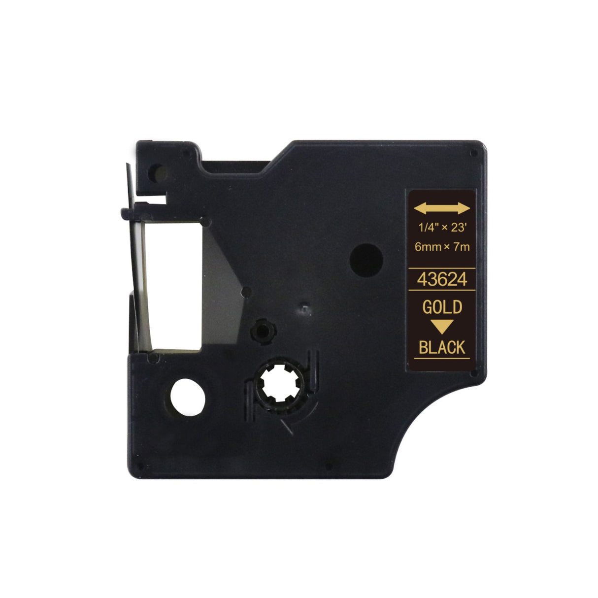 Alternatives Etikettenband zu Dymo D1 43624 Beschriftungsband