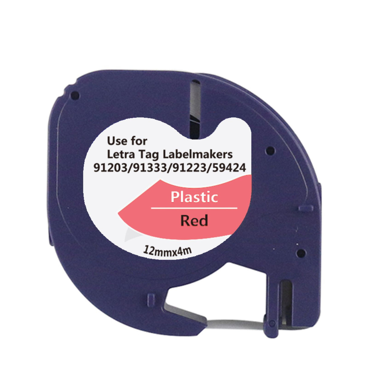 Alternatives Etikettenband zu Dymo 91223 / S0721630 LetraTag