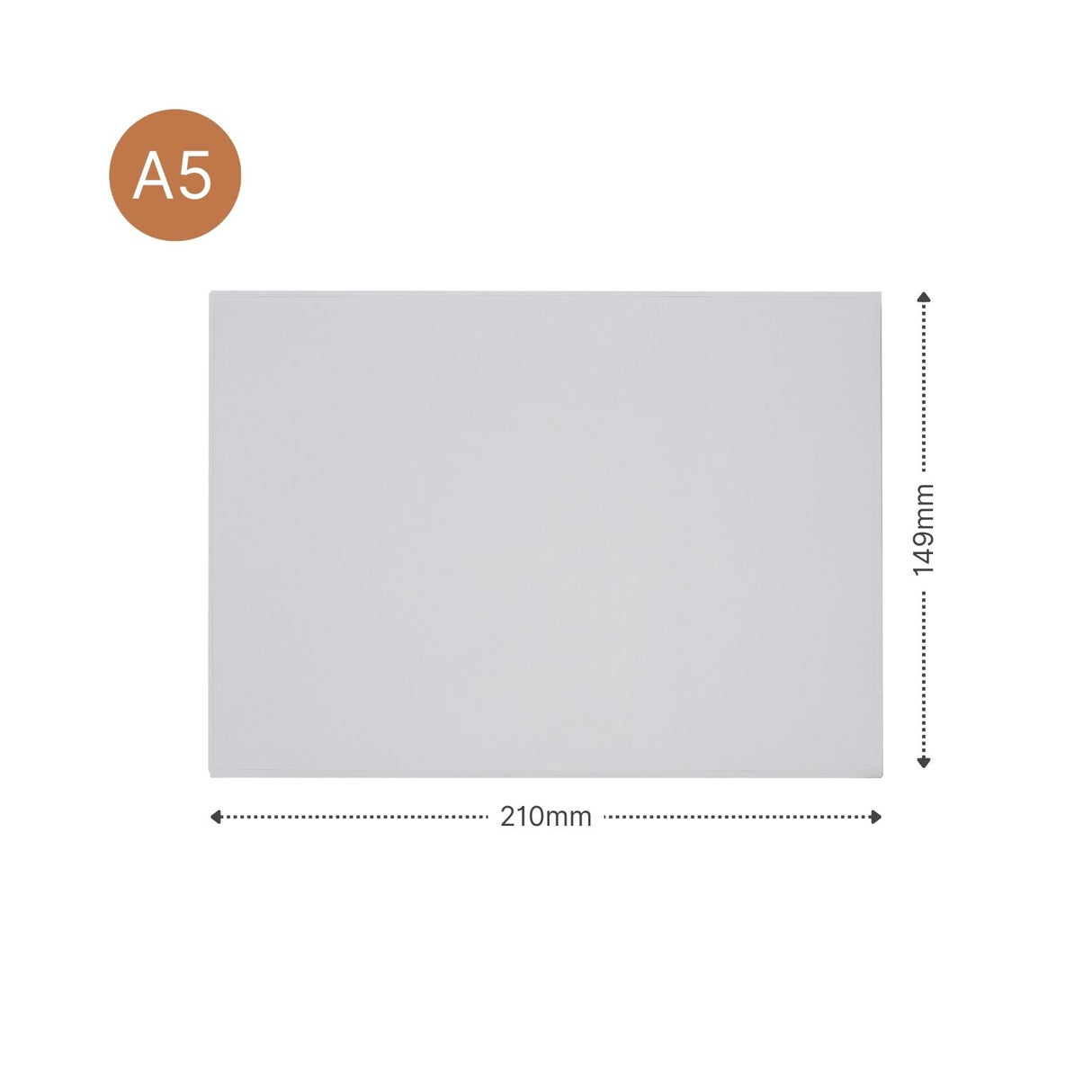 Universal-Etiketten 210mm x 149mm 50 Stk. A5 Blattformat Papier Labels