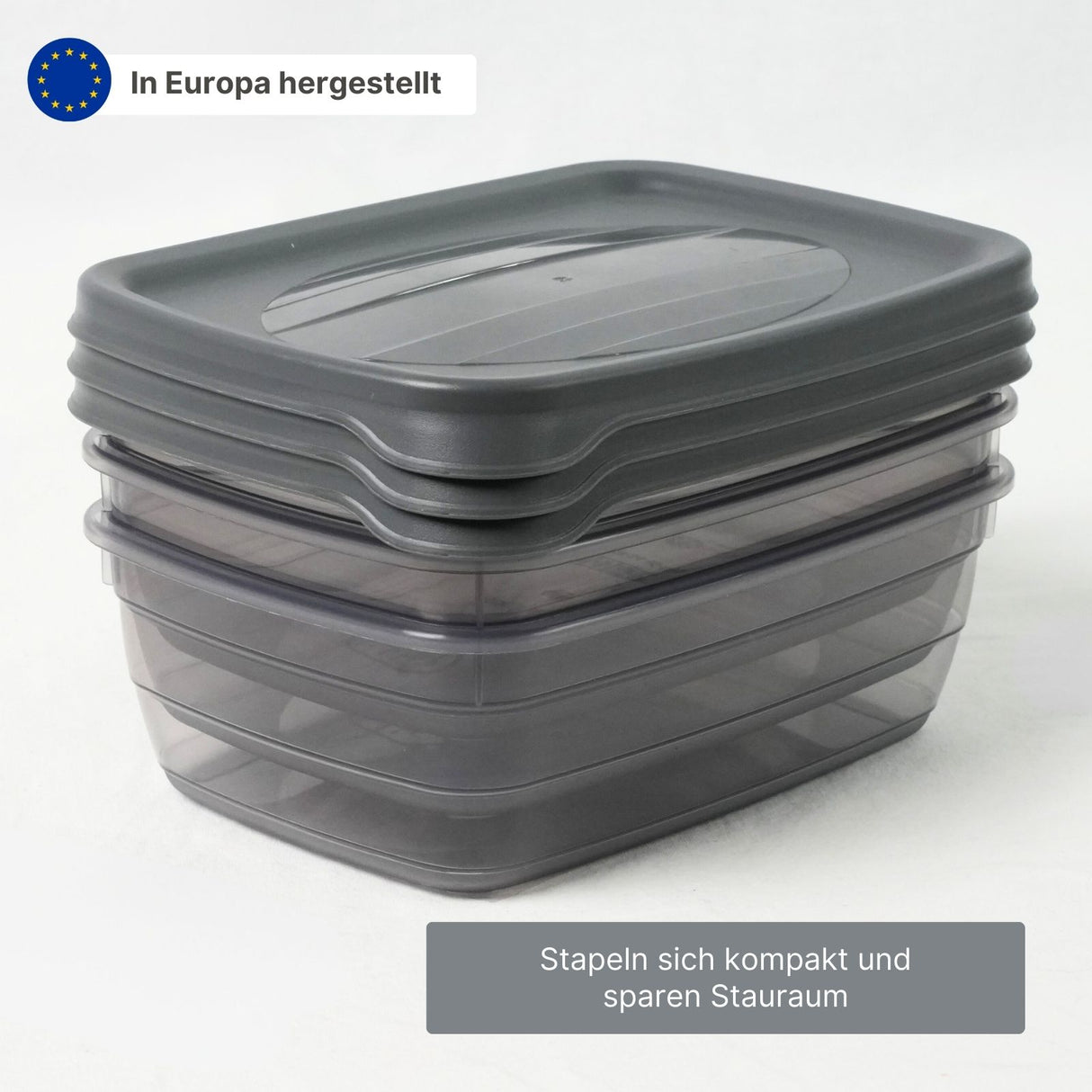 3er-Set Frischhaltedosen Meal-Prep-Dosen Aufbewahrungsdosen Boxen