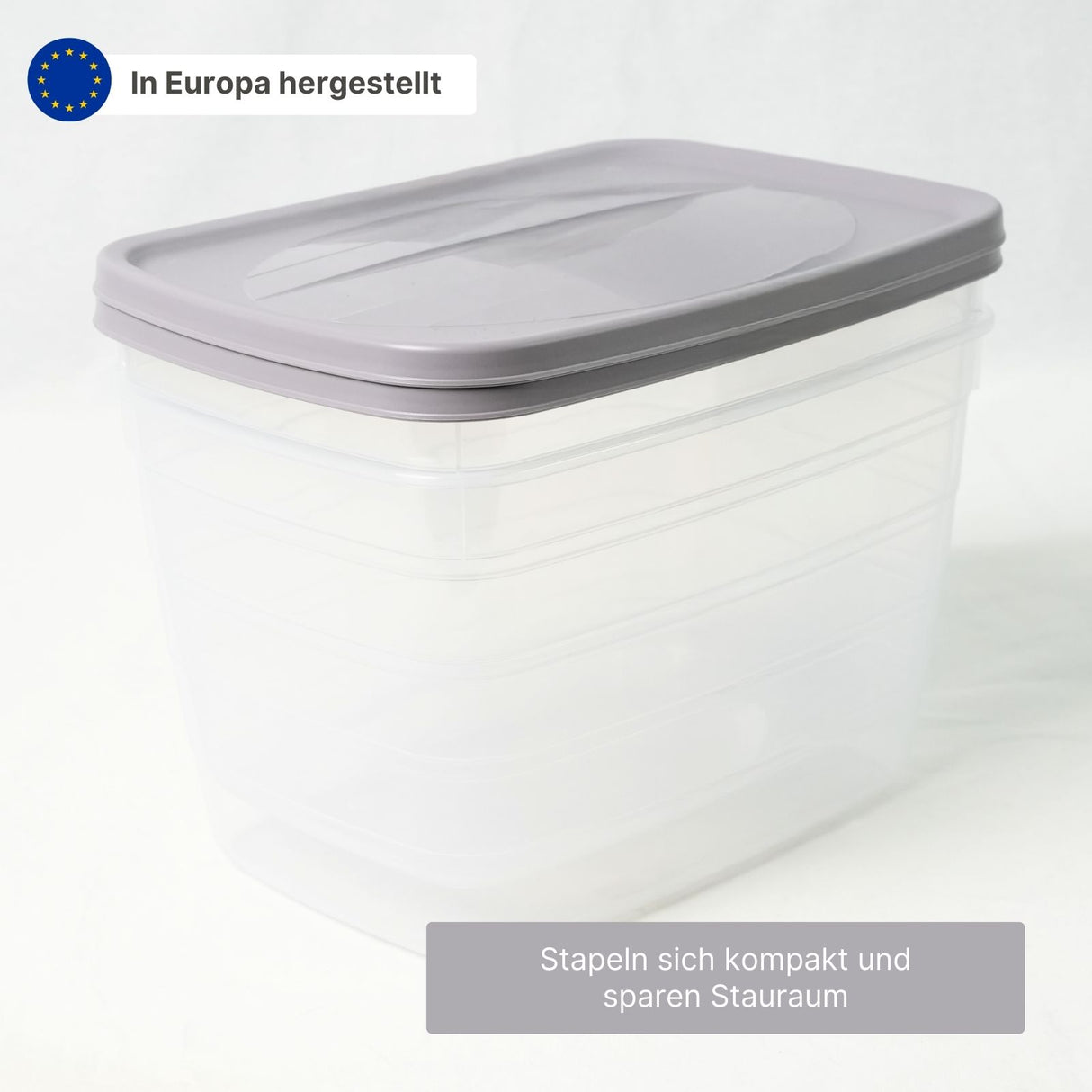 2er-Set Frischhaltedosen Aufbewahrungsdosen Boxen Meal-Prep-Dosen