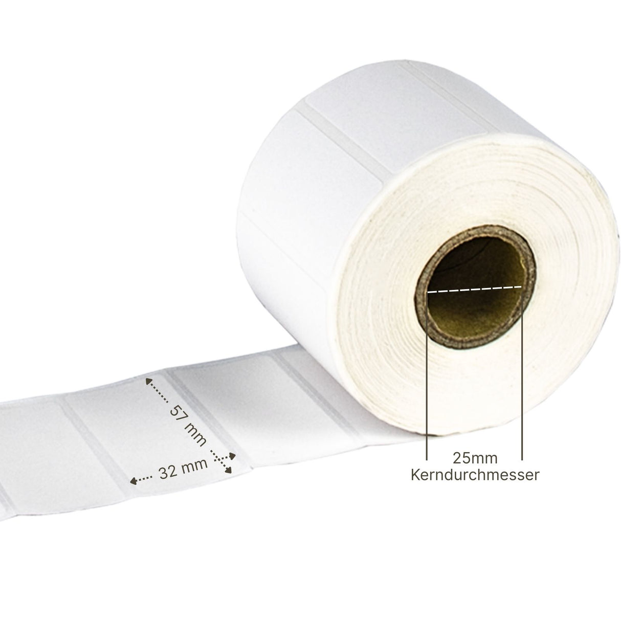 Alternative Etikettenrolle zu Zebra 57mm x 32mm Universaletiketten