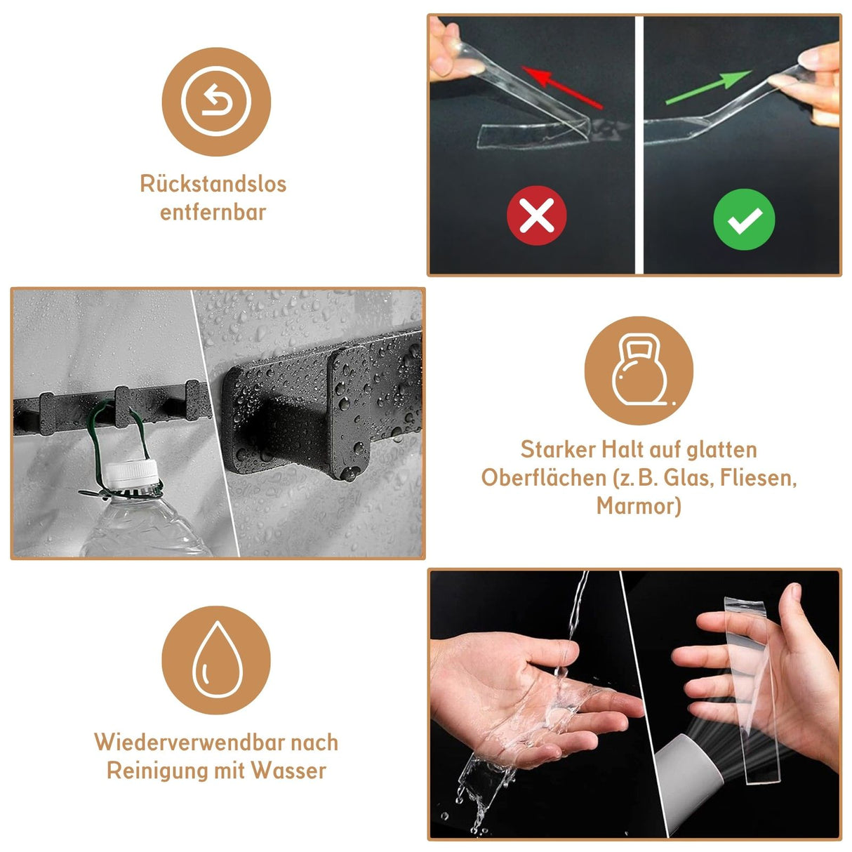 Nano-Tape Nano-Klebeband Montageklebeband Doppelseitiges Klebeband