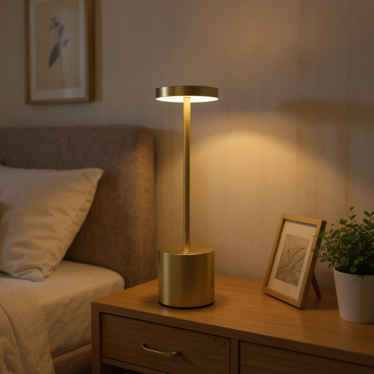 LED-Tischlampe Nachttischlampe Leuchte Schreibtischlampe Lampe