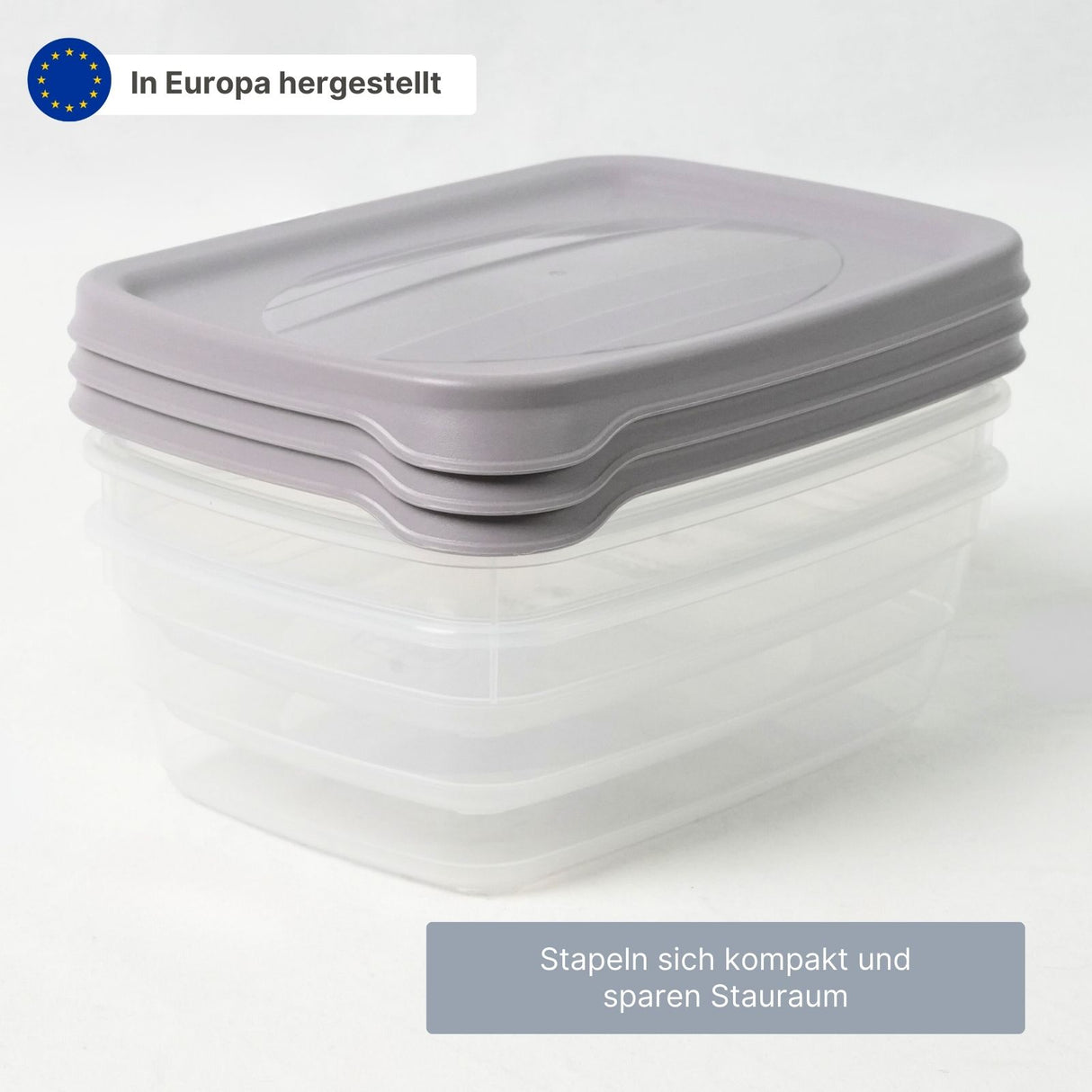 3er-Set Frischhaltedosen Aufbewahrungsdosen Meal-Prep-Dosen Boxen