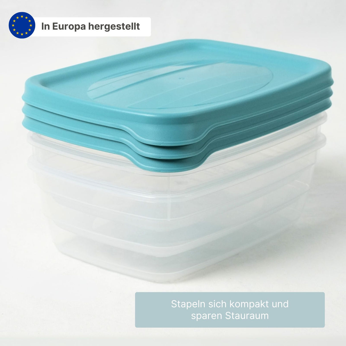 3er-Set Boxen Frischhaltedosen Aufbewahrungsdosen Meal-Prep-Dosen