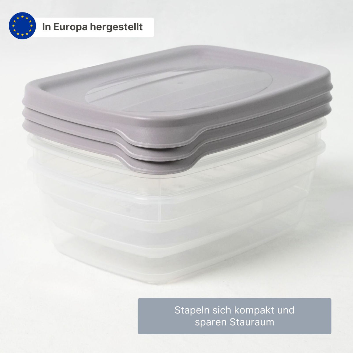3er-Set Boxen Meal-Prep-Dosen Frischhaltedosen Aufbewahrungsdosen