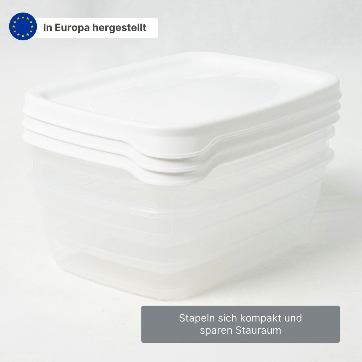 3er-Set Boxen Meal-Prep-Dosen Aufbewahrungsdosen Frischhaltedosen