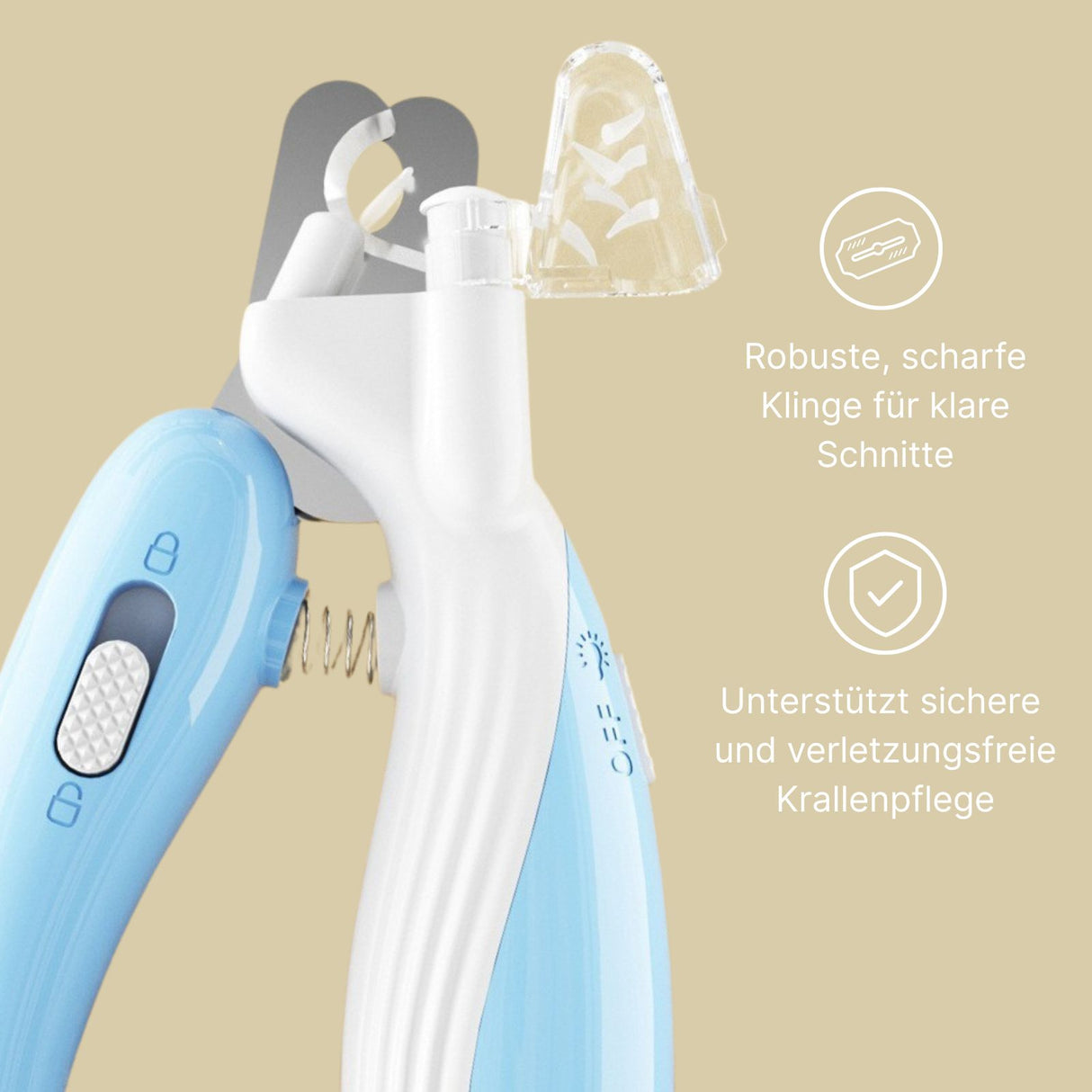 Tiernagelschneider LED-Krallenschneider Tiernagelschere Krallenzange