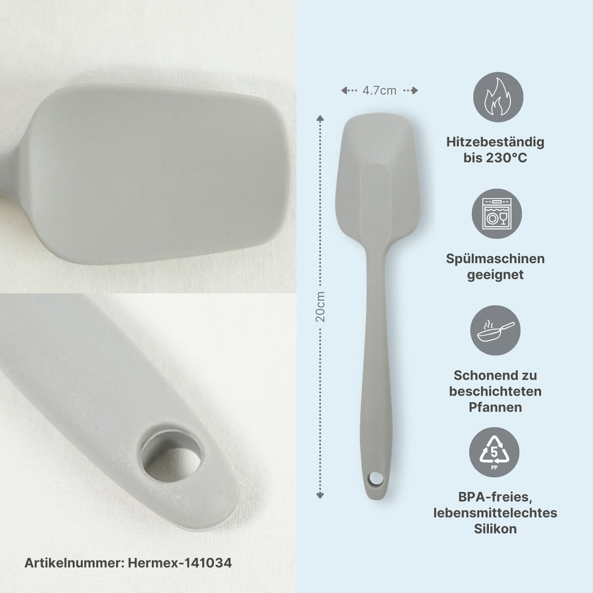 6-tlg. Kochlöffel-Set Küchenzubehör Kochbesteck Küchenwerkzeug