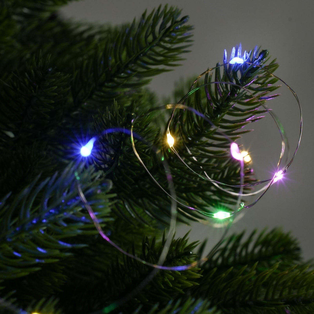 Deko-Lichter 2m LED Kupferdraht-Lichterkette Weihnachtslichterkette