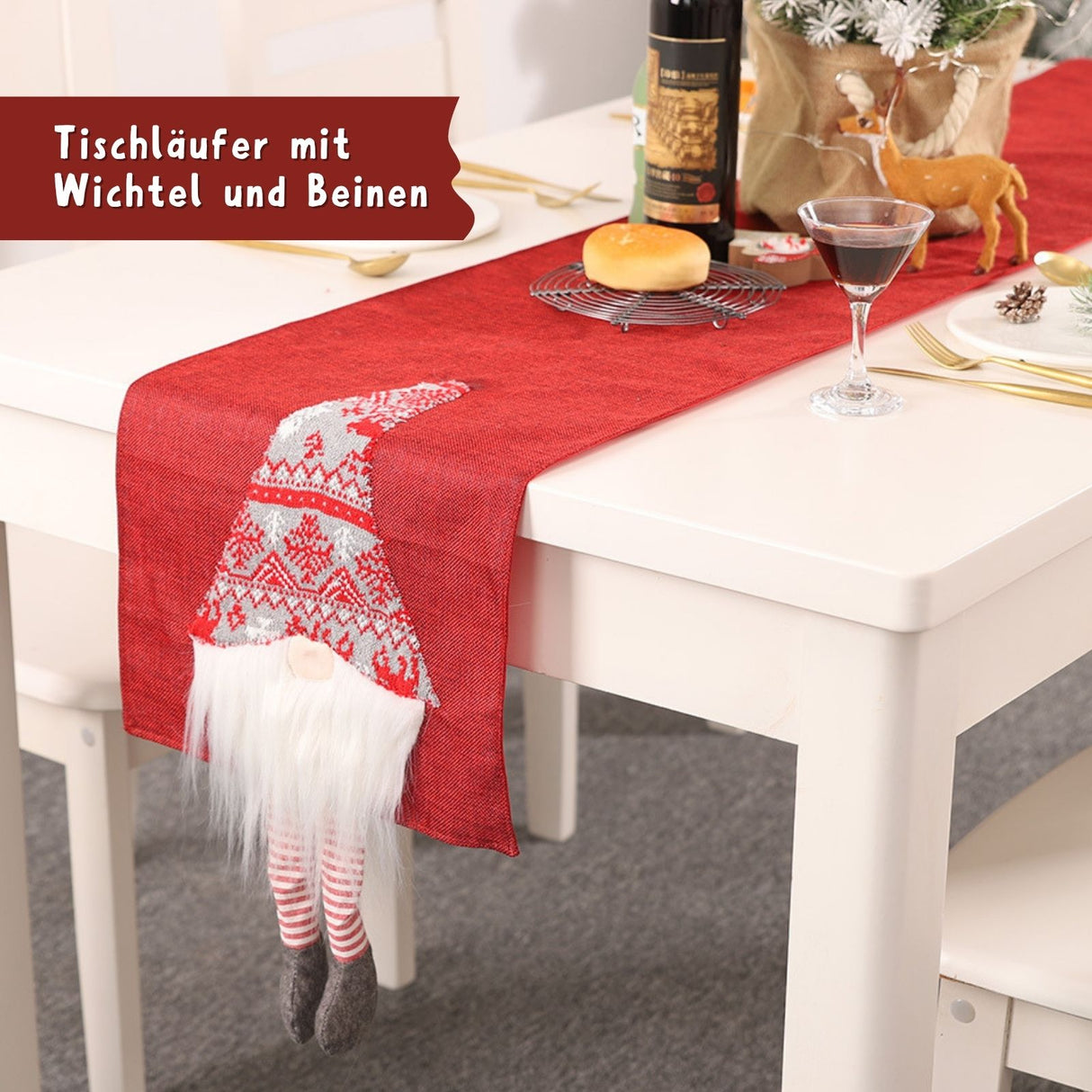 Tischläufer Tischdecke Deko-Läufer Tischband Tischdeko Weihnachtsdeko