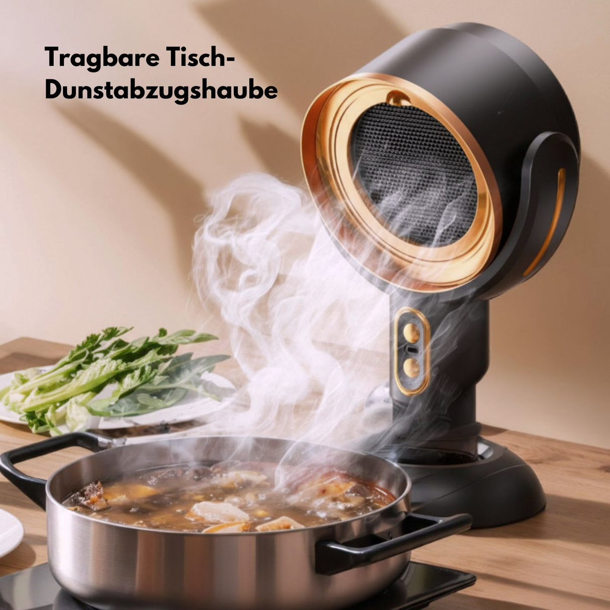 Luftreiniger für den Tisch USB-Rauchabzug Rauchfilter Ölfilter